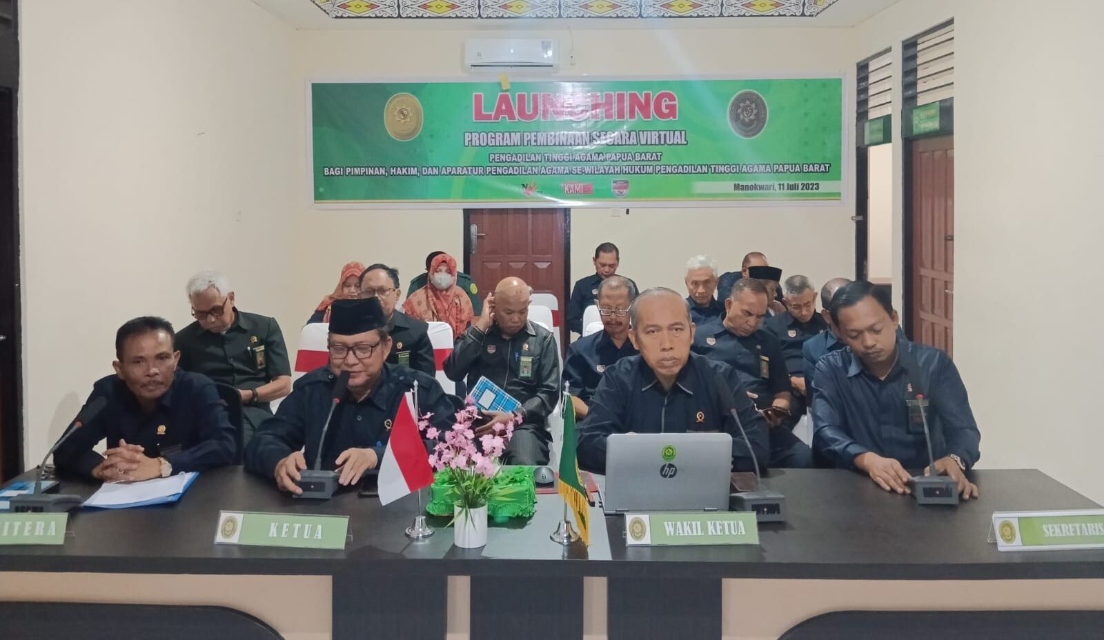 PTA Papua Barat Menyelenggarakan Sosialisasi dan Launching Kegiatan Pembinaan Secara Virtual