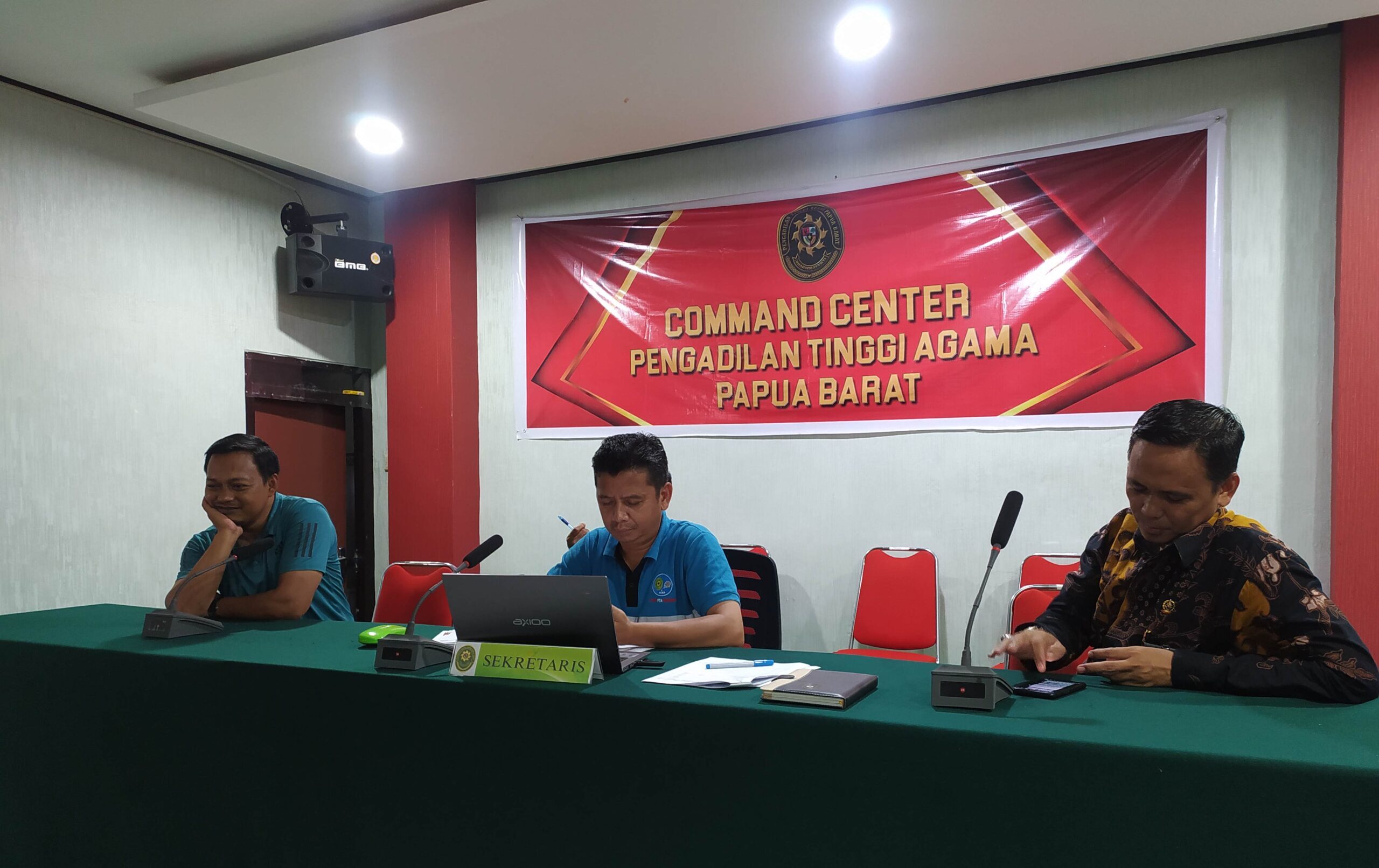 PTA Papua Barat Mengikuti Rapat Persiapan SKD CPNS di Lingkungan MA Secara Daring