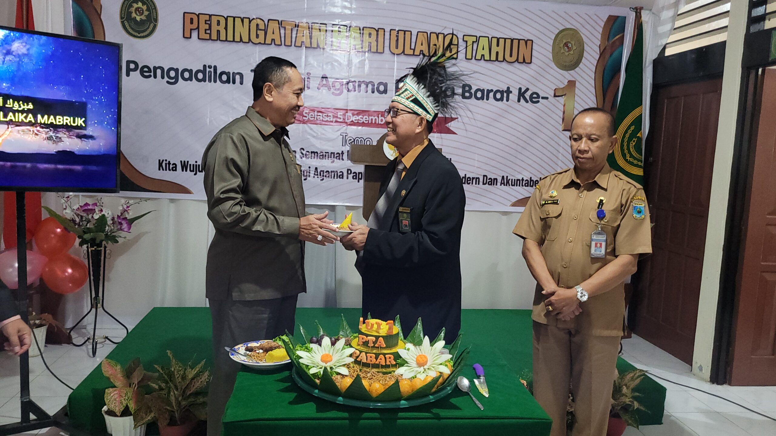 Kemeriahan Dalam Rangka Perayaan HUT PTA Papua Barat Yang ke-1