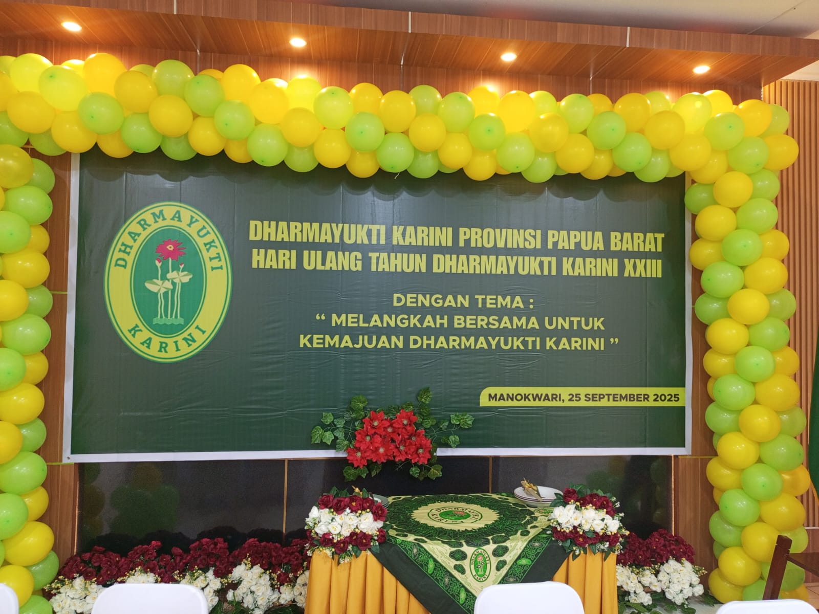 Peringatan HUT Dharmayukti Karini di PT Papua Barat