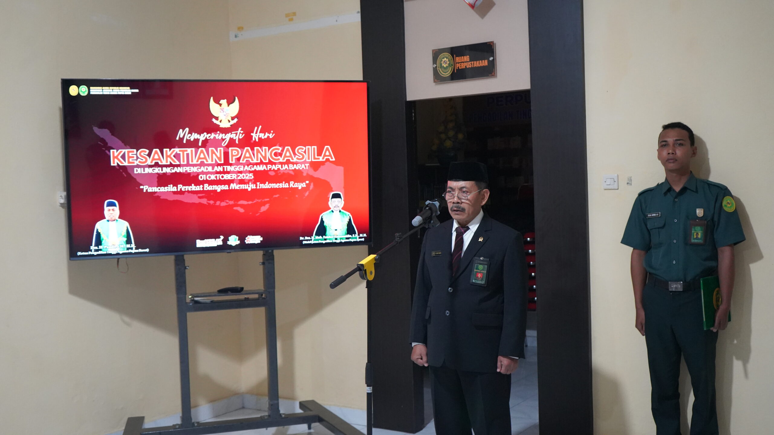 Hujan Deras!, Upacara Hari Kesaktian Pancasila di PTA Papua Barat Tetap Khidmat