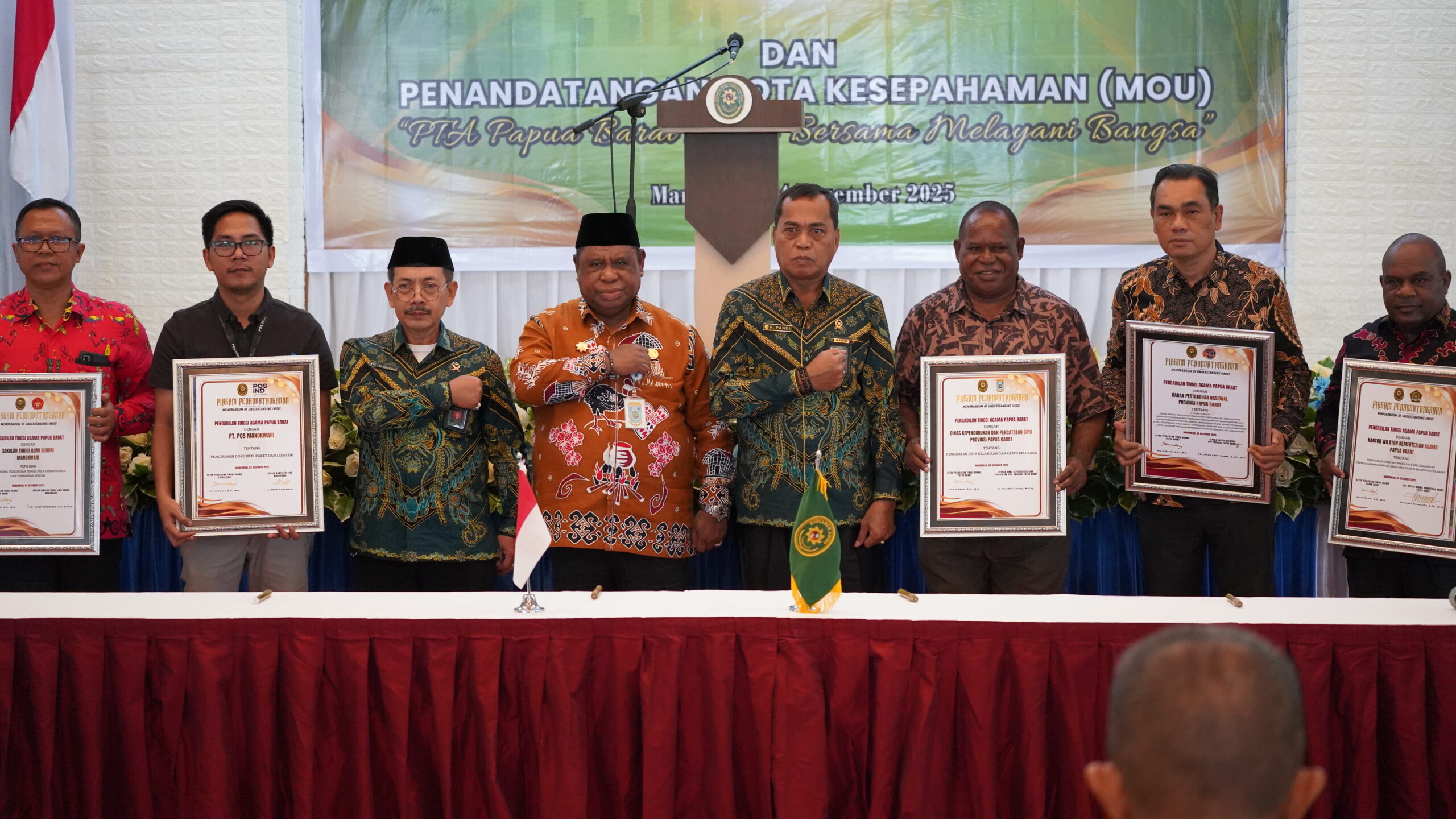 Penuh Inovasi dan Kolaborasi, HUT ke-3 PTA Papua Barat Dimeriahkan MoU dan Launching Aplikasi SMART!