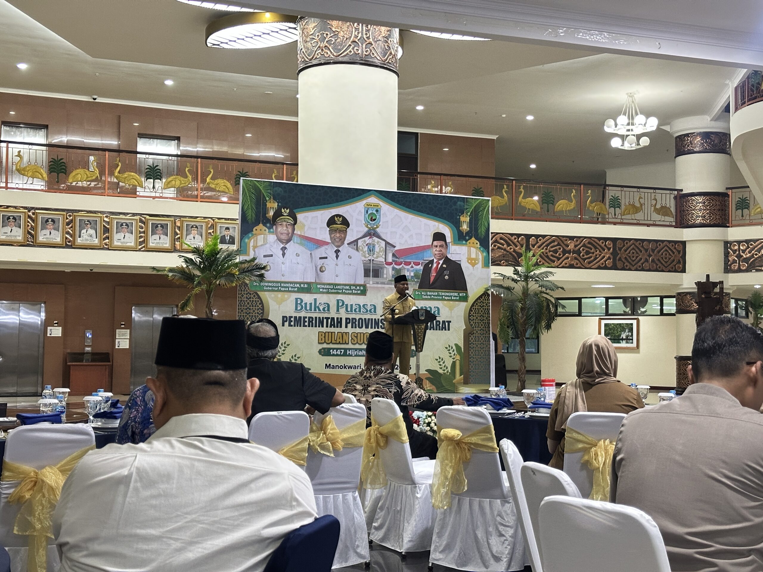 Perkuat Sinergi dengan Pemprov, Kabag Umum dan Keuangan PTA Papua Barat Hadiri Buka Puasa Bersama di Kantor Gubernur