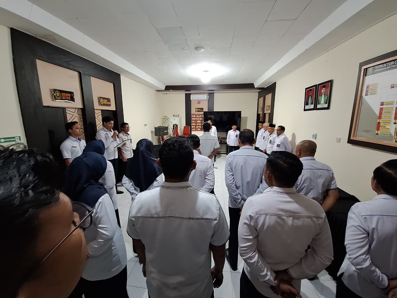 Apel Pagi di Tengah Hujan, Bahas Agenda Mendatang