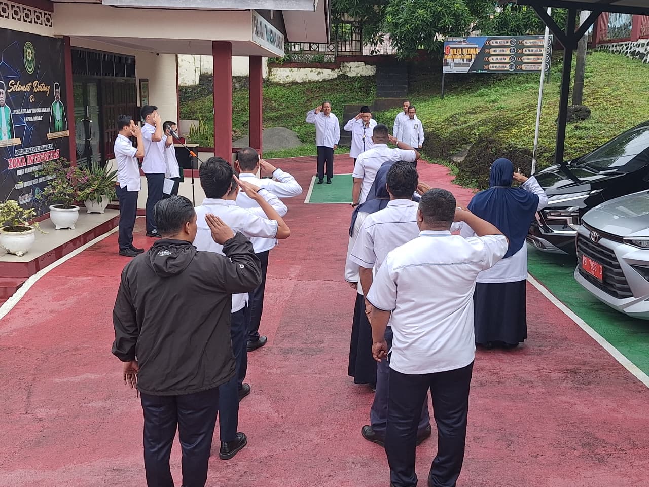 Apel Pagi, Ajak Tingkatkan Disiplin dan Kinerja