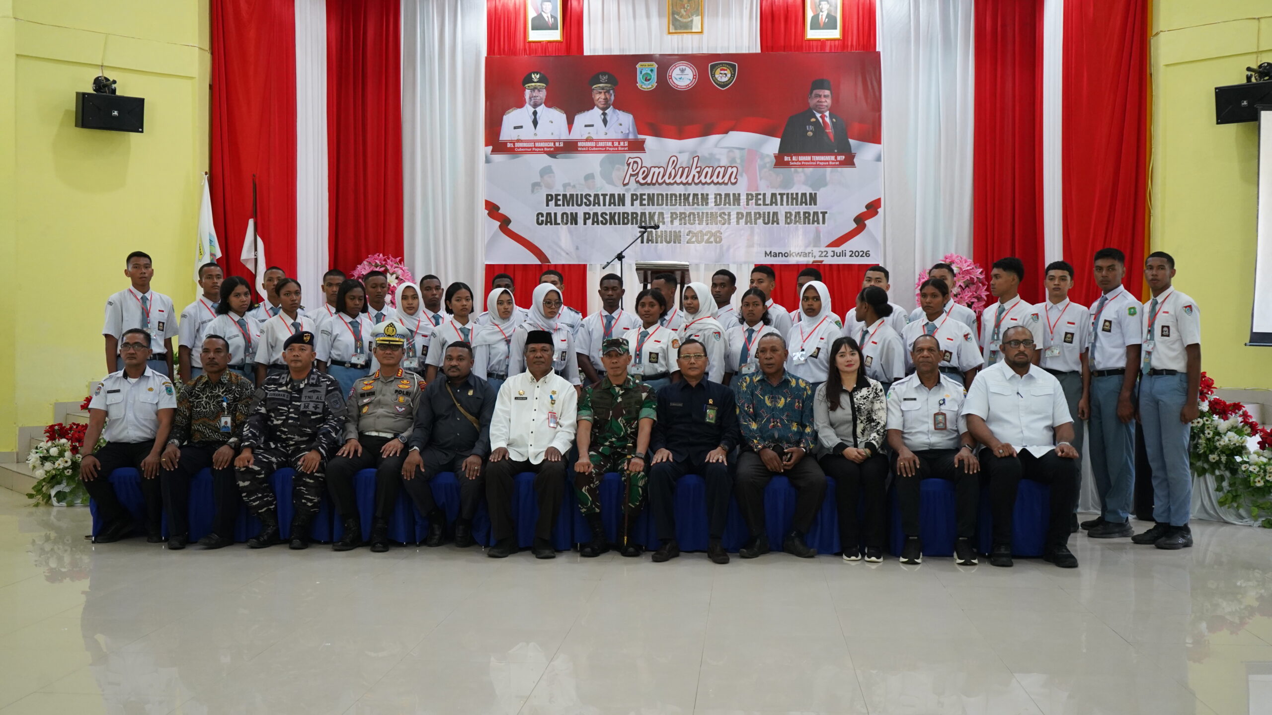 Tanamkan Jiwa Nasionalisme! Wakil Ketua PTA Papua Barat Hadiri Pembukaan Diklat Paskibraka Provinsi Papua Barat 2026