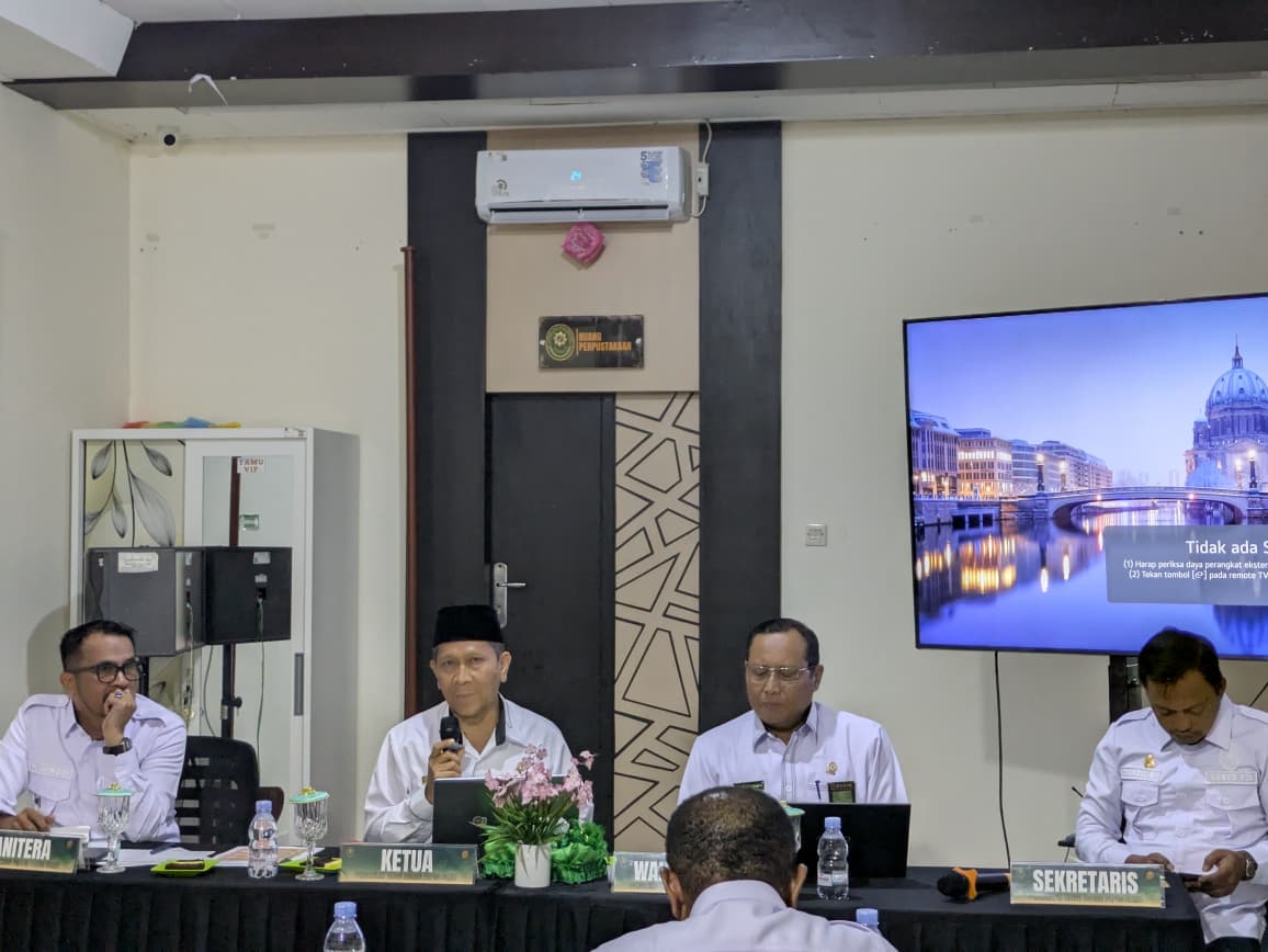 PTA Papua Barat Gelar Rapat Panitia Persiapan Kegiatan Koordinasi dan Bimbingan Teknis Layanan Peradilan
