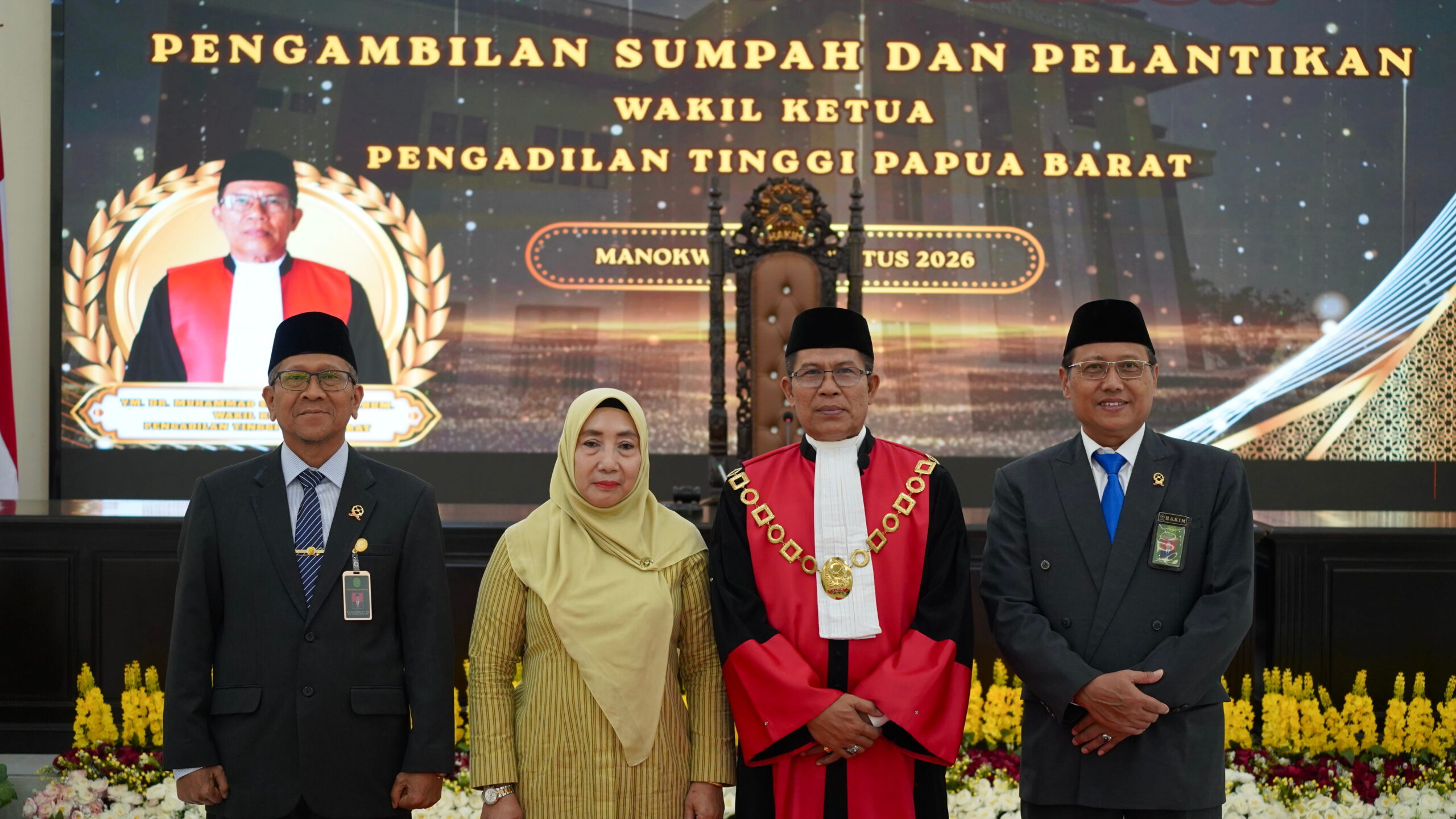 PTA Papua Barat Hadiri Pelantikan WKPT Papua Barat