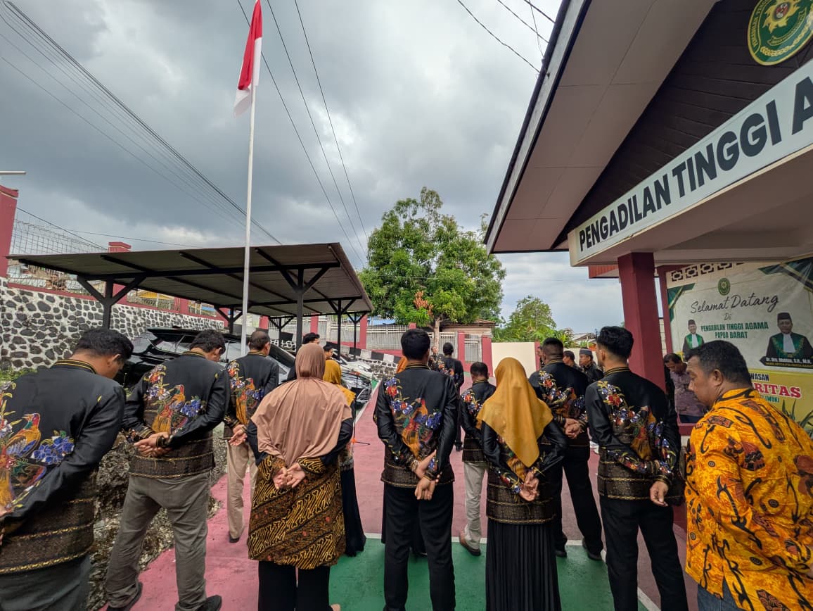 Tutup Pekan dengan Evaluasi Positif, Wakil Ketua PTA Papua Barat Ingatkan 8 Nilai Utama Mahkamah Agung