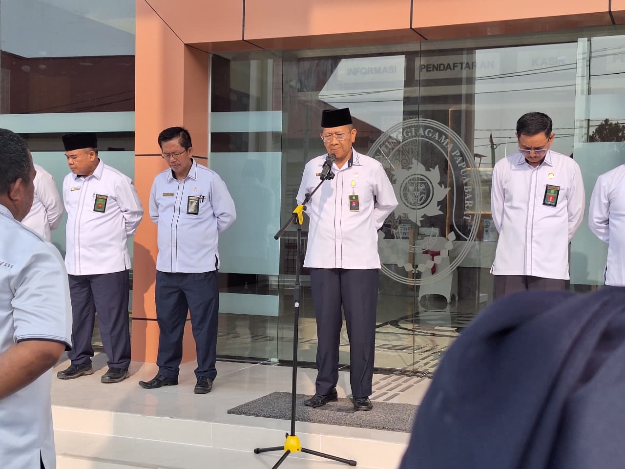 Kantor Baru, Semangat Baru: Ketua PTA Papua Barat Tekankan Rasa Syukur dan Disiplin Kerja